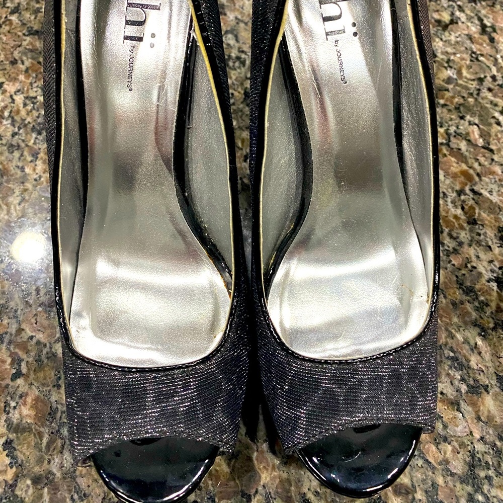 Leopard high heels
